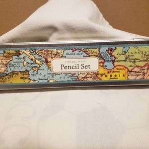 Cavallini and Co. Vintage Maps Pencil Set.